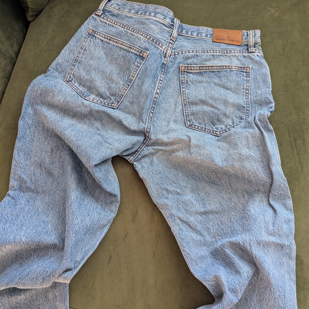 Denim Forum Light Blue Relaxed Jeans